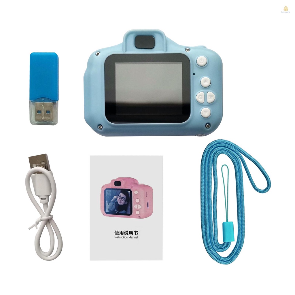 Máy ảnh kỹ thuật số dễ thương có thể sạc lại hỗ trợ chơi game màn hình 1.9 Inch 32G TF thẻ nhớ 3-10 cho trẻ em
 | BigBuy360 - bigbuy360.vn