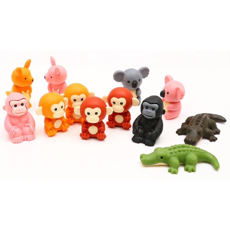 Daiso Cục Tẩy Hình Động Vật Siêu Dễ Thương Eraser Zoo