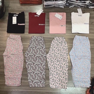 Bộ mặc ở nhà chất cotton siêu đẹp