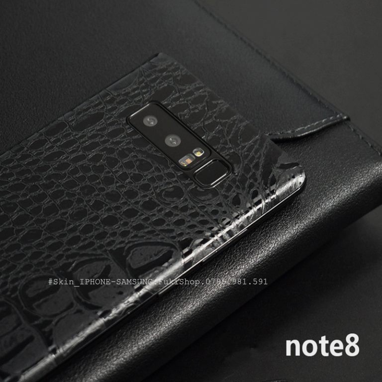 Tấm Dán Skin FULL Viền Họa tiết Da Cá Sấu Note8 Note9 Note10 Note10+ Note10Lite ZFlip S20 S20Ultra S20+ S10 A70