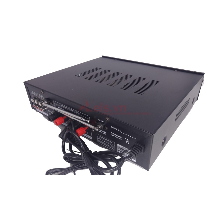 Ampli Karaoke Bluetooth Sunbuck MP618E Tặng Kèm 2 Mic Không Dây