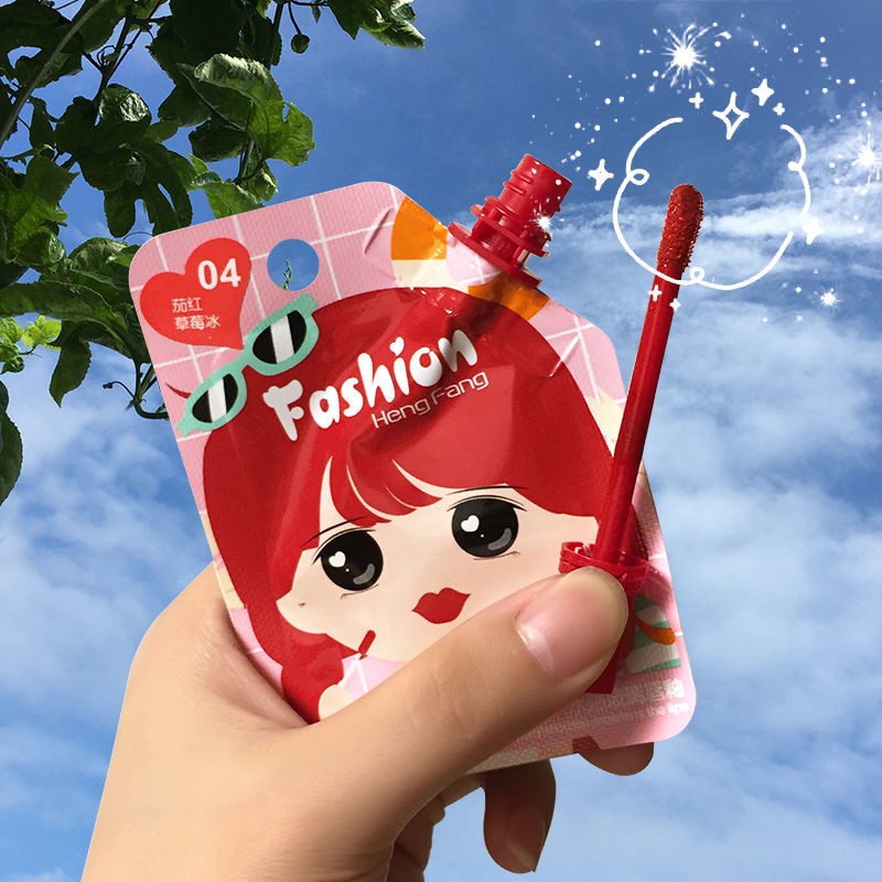 [Hàng mới về] Son bóng HENGFANG giúp dưỡng ẩm cho đôi môi và không phai màu