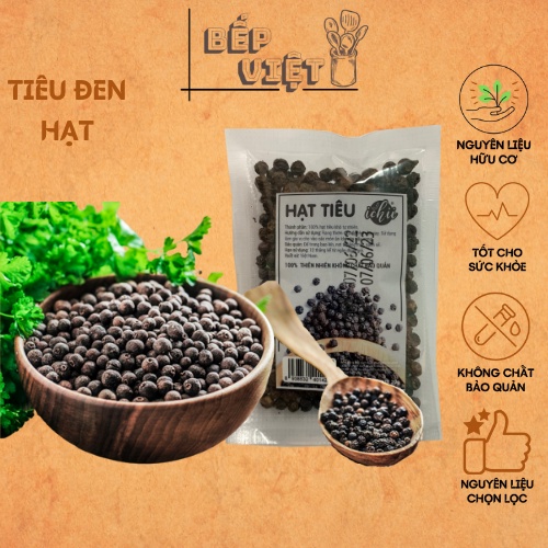 Tiêu đen hạt hữu cơ ICHII, Hạt tiêu đen Đắk nông sản xuất theo tiêu chuẩn vietgap gói 20g