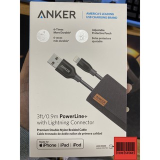 CÁP LIGHTNING ANKER POWERLINE+ A8121/A8122