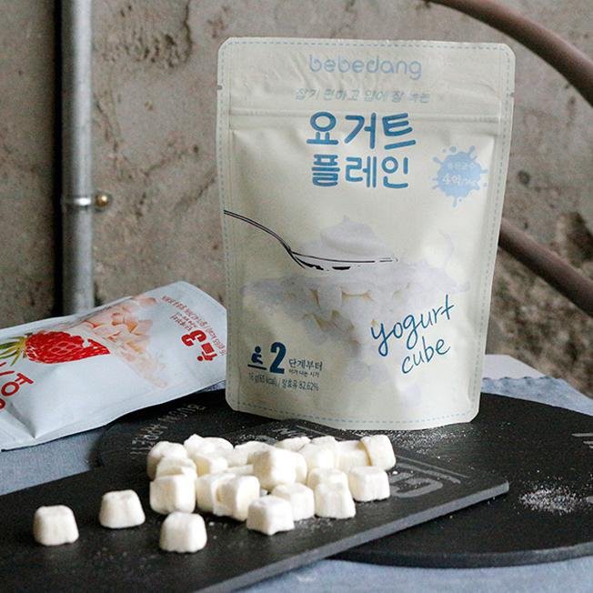 Sữa chua khô hoa quả sấy lạnh Bebedang nhập khẩu Hàn Quốc - Vị Sữa Chua nguyên chất
