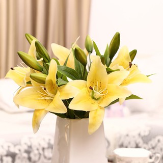 Hoa lily giả để trang trí
