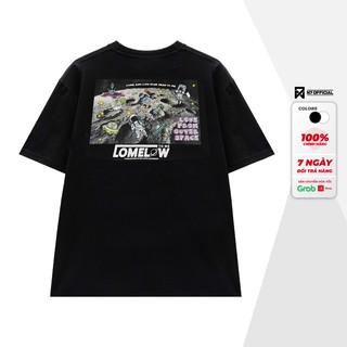 Áo thun Comelow unisex N7 phông trơn nam nữ tay lỡ form rộng oversize