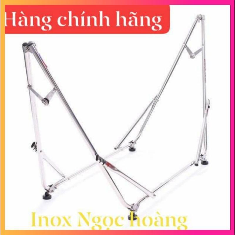 Khung Võng Xếp INOX Ngọc hoàng (Thuyên Rồng). Võng INOX 304. không kèm lưới