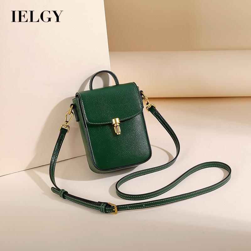 IELGY Túi Đeo Chéo Mini Phong Cách Retro Thời Trang Cho Nữ