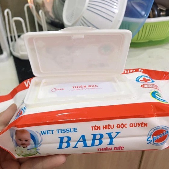 Khăn Ướt Thiên Đức Baby 100 Tờ