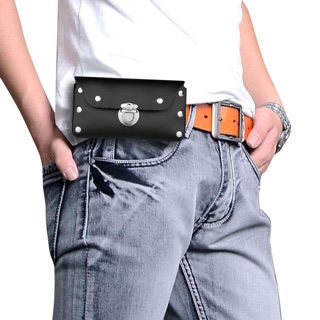 Bao Da Cao Cấp đeo thắt lưng - Bao da đứng thể thao đeo thắt lưng thời trang cho điện thoại