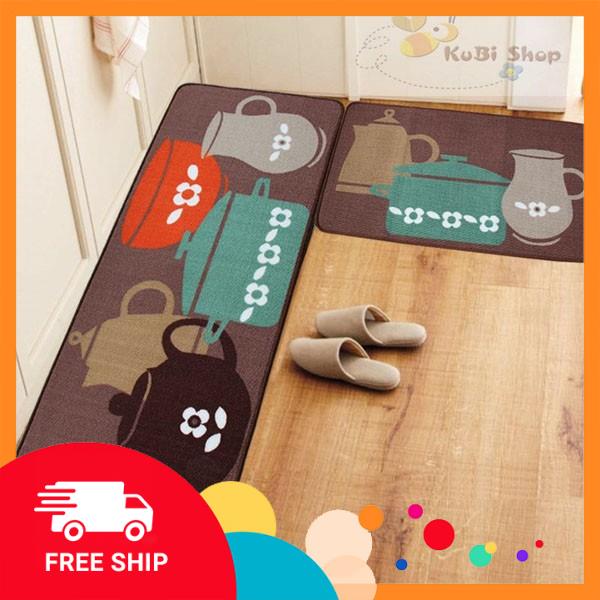 Combo 2 thảm trải nhà bếp