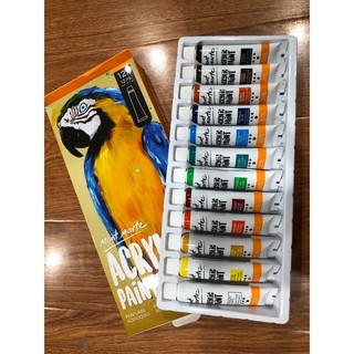 Màu acrylic Mont Marte dạng tuýp 12ml