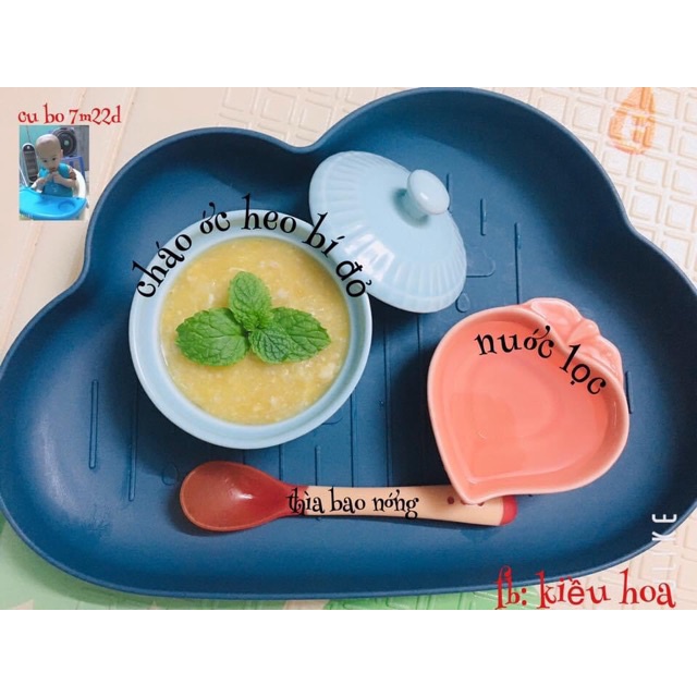 Khay mây ăn dặm đựng chén cho bé - Nhà Mỡ