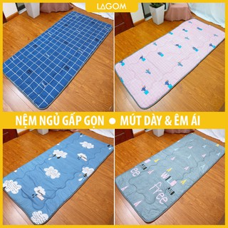 [DÀY & ÊM] Nệm Văn Phòng Gấp Gọn | Đệm Văn Phòng Ngủ Trưa Cá Nhân [Video & Ảnh Thật]