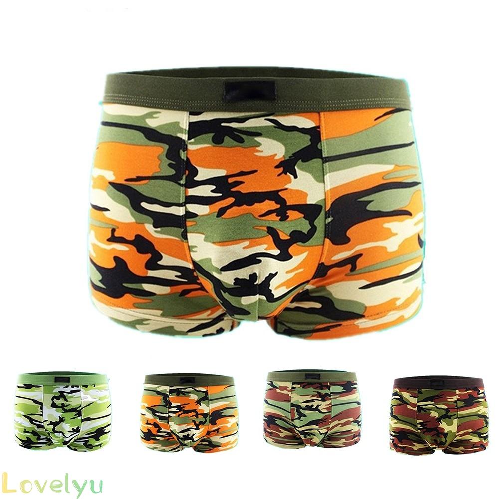 【LOVELYU】Men Striped Boxershorts Sexy Lingerie Panties Breathable Underwear Underpants wIBeJw LKWcgv【Good Quality】