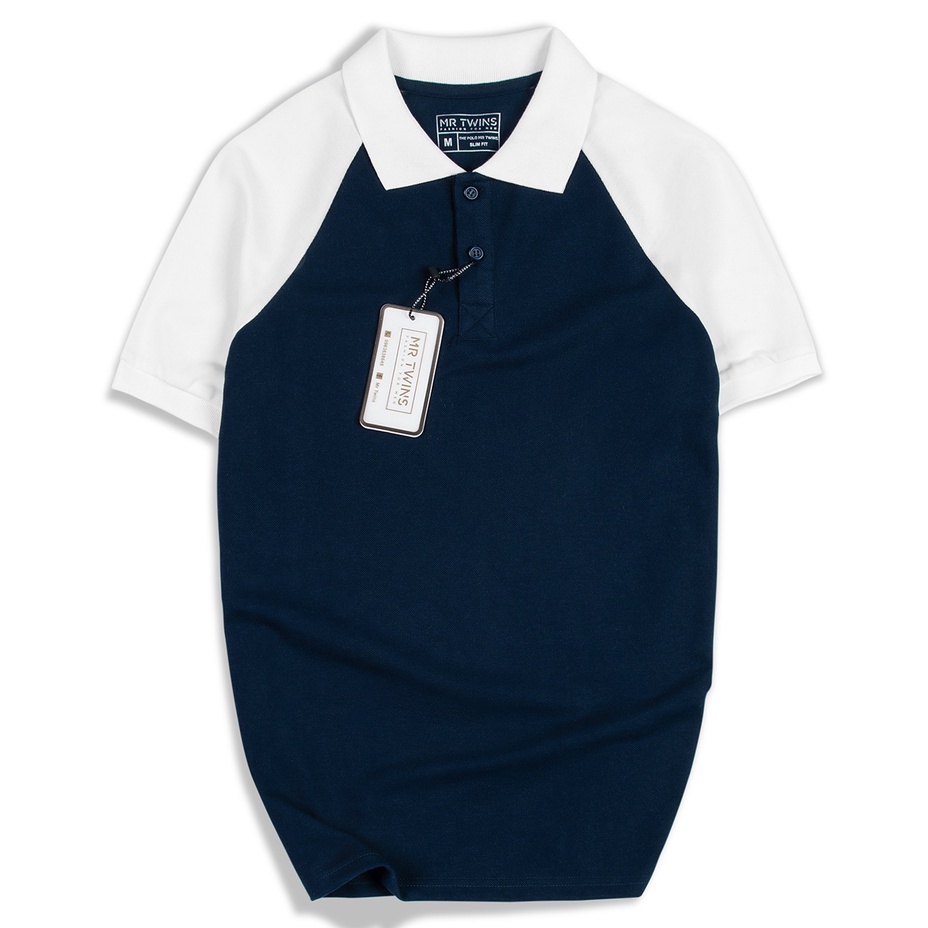 Áo Thun Polo Nam Phối Vai Vải Cotton Cá Mâp Xuất Xịn Chuẩn Form Thương Hiệu MrTwins®