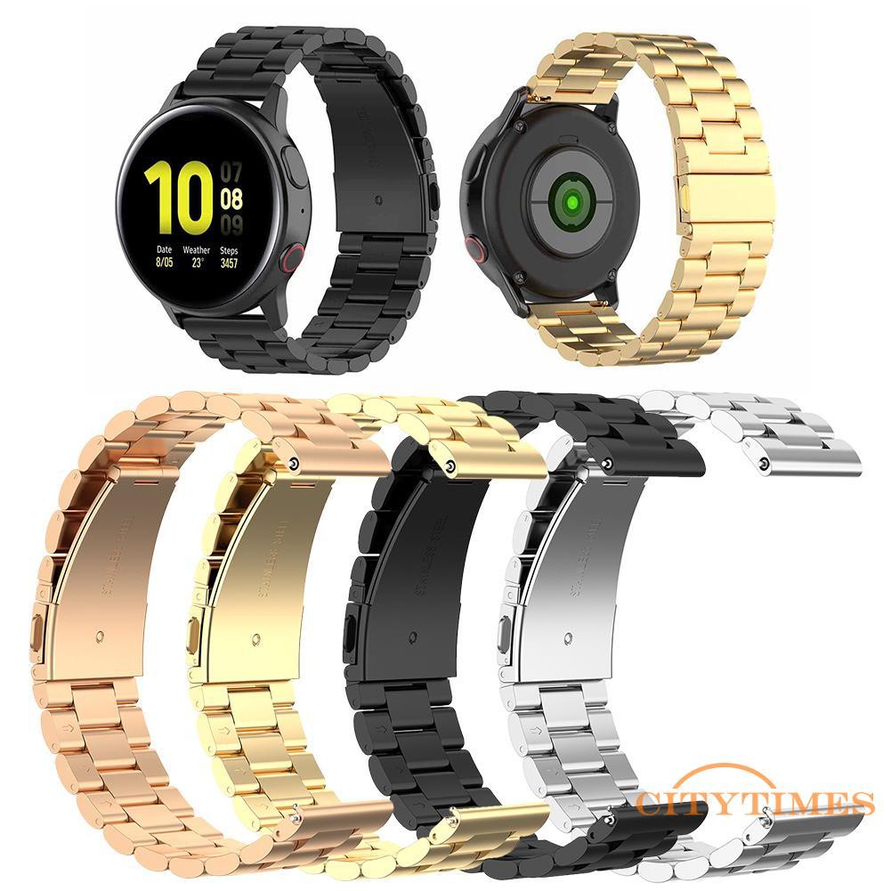 Dây Đeo Kim Loại 20mm Cho Đồng Hồ Samsung Galaxy Watch Active 2 40 / 44mm
