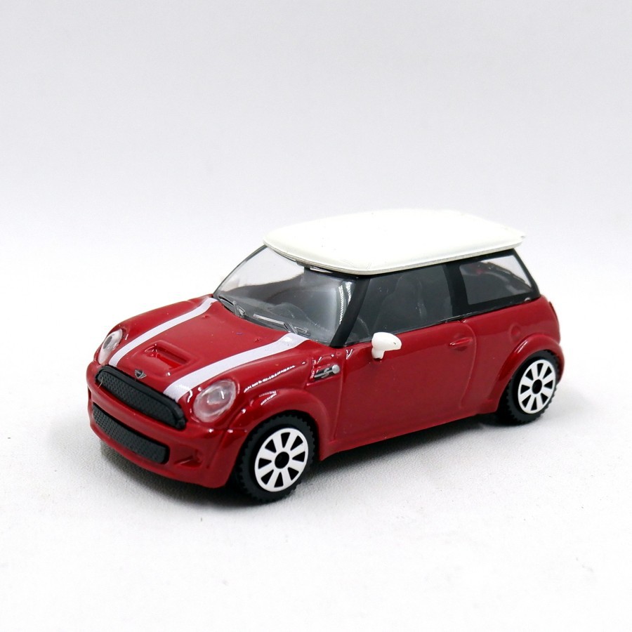 Bburago Mô Hình Xe Hơi Mini Cooper S Red - Street Fire Tỉ Lệ 1 / 43