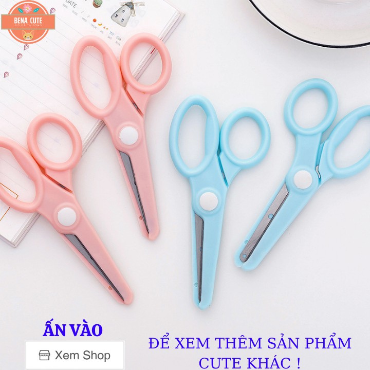 Kéo cắt giấy thiết kế an toàn - kéo cắt thủ công học sinh