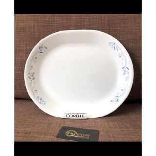 Corelle usa - provincial blue - 01 dĩa oval size đại 32cm 611
