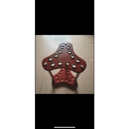 Kệ gỗ để cơ bi a, bida