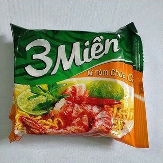 Mì tôm 3 miền gói 65 gam