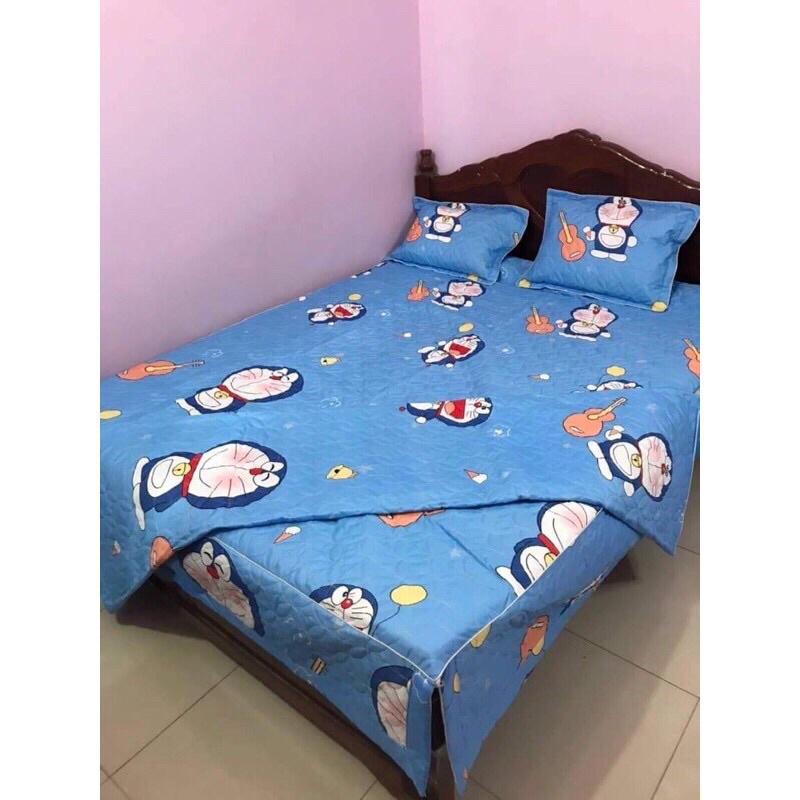 Bộ chăn ga gối 5 món ga phủ trần bông , chăn trần lồng đươc ruột, chăn hè trần đủ các kích thước từ 1M6 đến 2M2