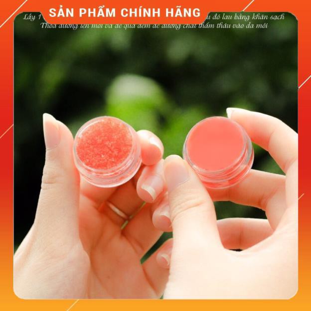 [Rẻ nhất shopee] dưỡng môi + tẩy da chết từ thiên nhiên