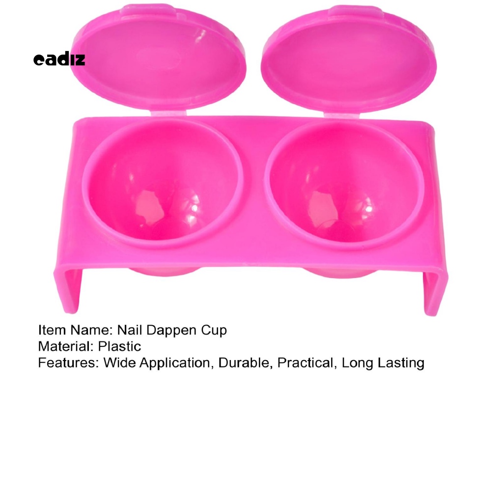 Set 2 Khay Đựng Dung Dịch Làm Móng Chuyên Nghiệp