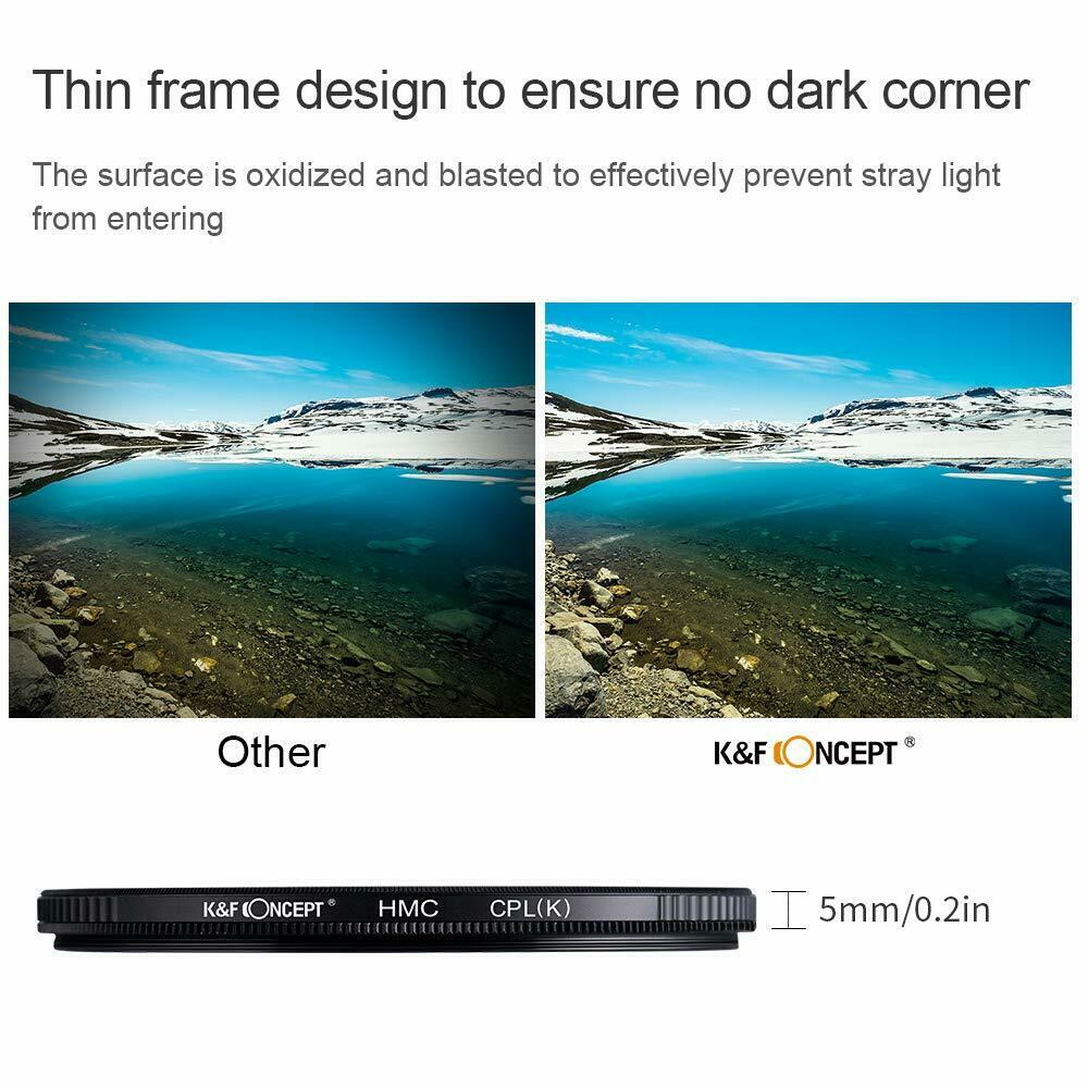 Kính lọc Cpl Slim 37 / 40.5 / 43 / 46 / 49 / 52 / 55 / 58 / 62 / 67 / 72 / 77 / 82 / 86 / 95mm