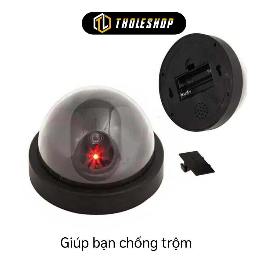 Camera Giả - Camera Dáng Tròn Mô Hình Chống Trộm Có Đèn Led Cảnh Báo 4039