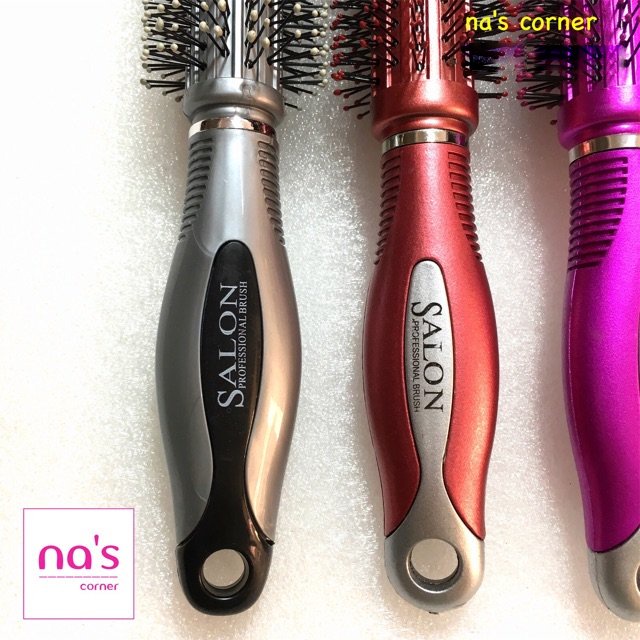 Lược chải tóc uốn xoăn, lược tròn tạo kiểu cho tóc uốn phồng loại Salon