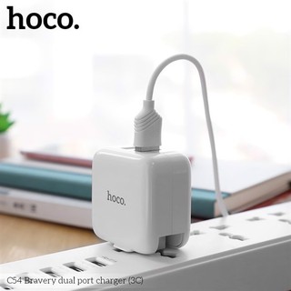 CÓC SẠC 2 CỔNG USB 2.0A HOCO C54 (BH: 12T)