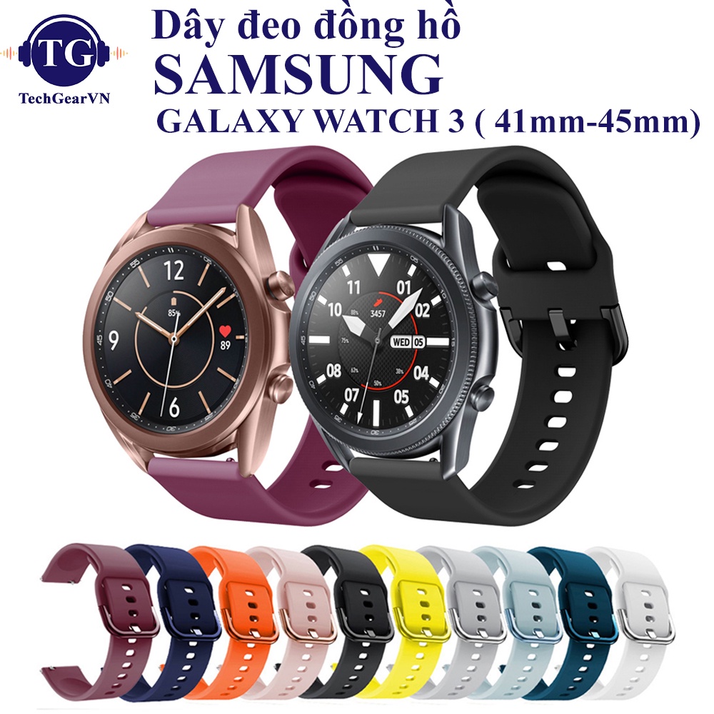 [Galaxy Watch 3] Dây đeo silicon mềm mại cho đồng hồ Samsung Galaxy Watch 3