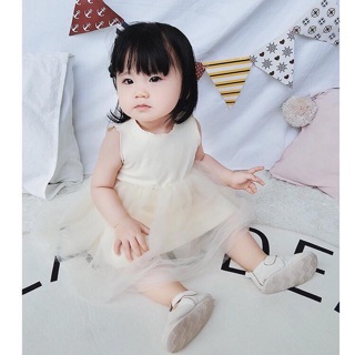 Đầm Thun Xoè Phối Ren