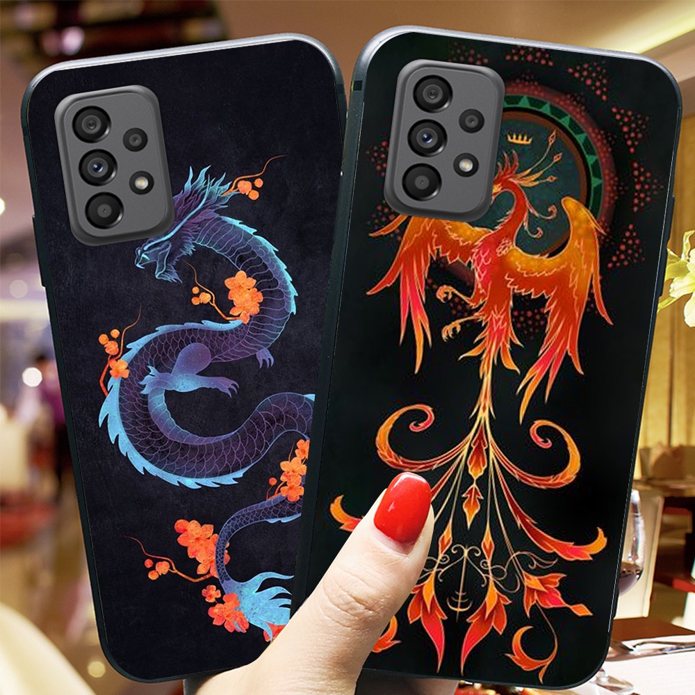 Ốp lưng điện thoại Samsung a33 5G / a53 5G / a73 5G / a13 4G / a23 4G bộ hình bọ cạp rồng phong cách nam