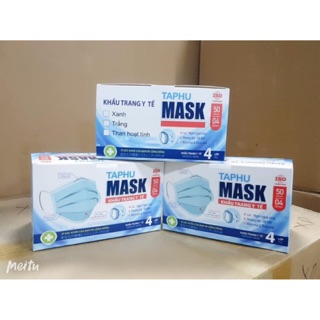(combo3hộpkhẩutrang50c/1hộp)khẩutrangTAPHU