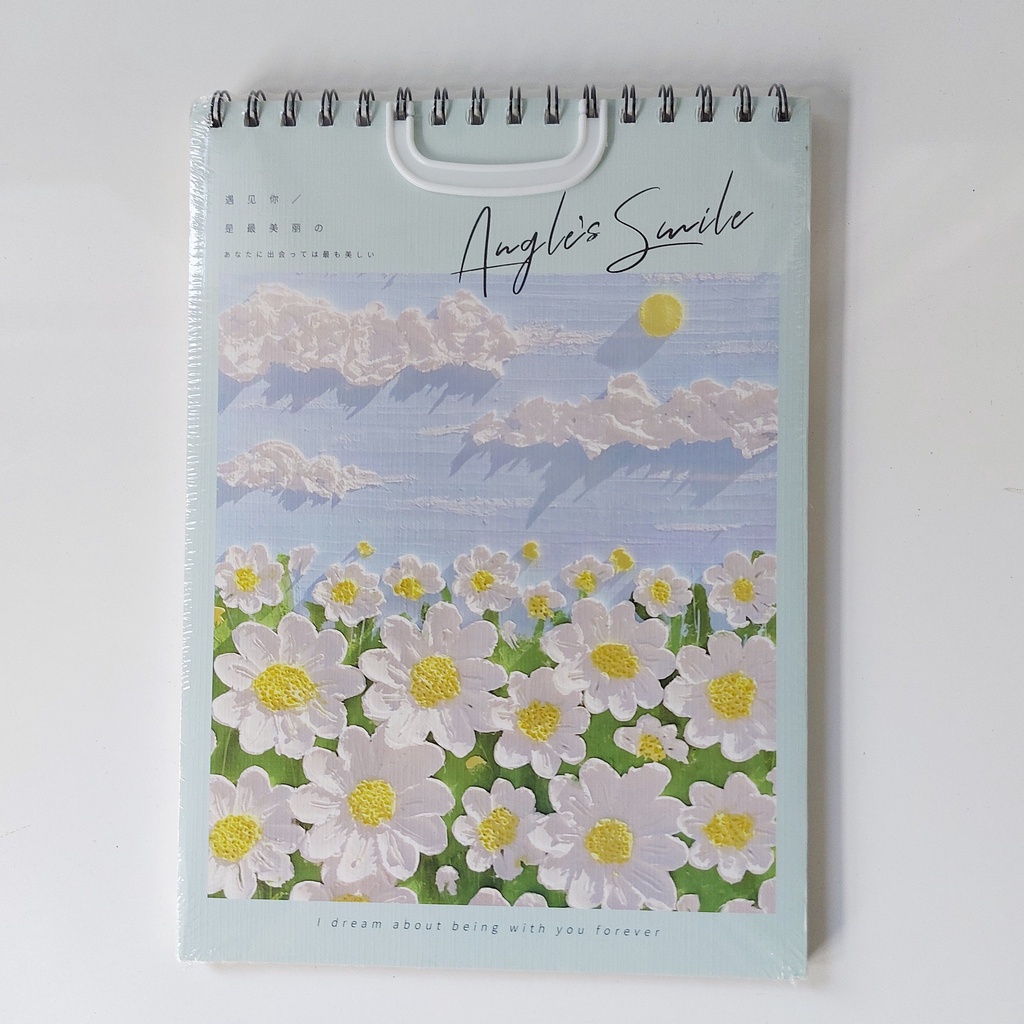 Sổ tay vẽ phác thảo chân dung màu chì bìa BST2 VanGogh khổ A4 100gsm cá tính - B15