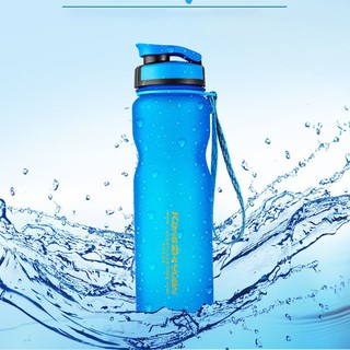 Chai Bình đựng nước thể thao tập GYM du lịch nhựa cứng 1 Lít Lọ phích nước có chia dung tích ML kèm dây treo