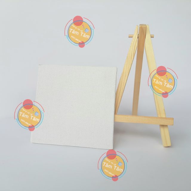 GIÁ VẼ TRANG TRÍ , Canvas mini, Canvas kèm giá vẽ nhỏ trang trí-