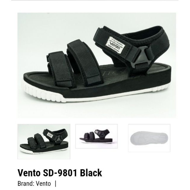 Sandal Vento SD-9801 ĐEN huyền thoại HOT -az1