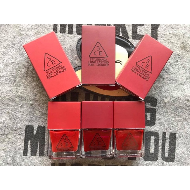 Sơn Móng Tay 3CE Red Recipe Long Lasting Nail Lacquer