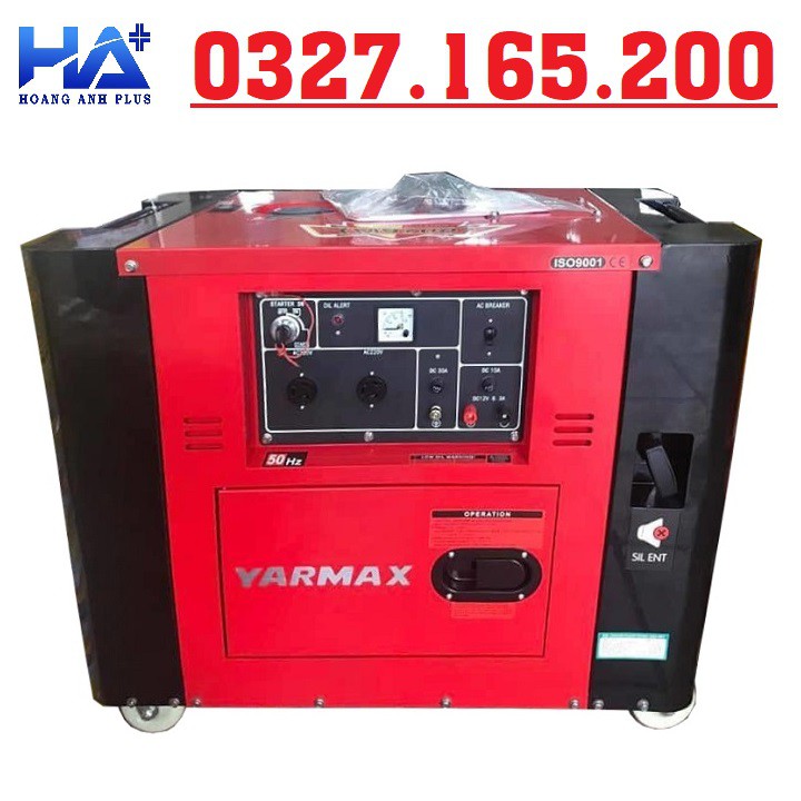 Máy Phát Điện Chạy Dầu 6Kw Yarmax YM9700T Siêu Cách Âm