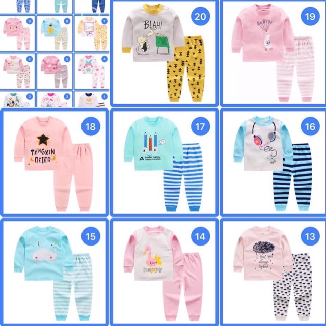 Đồ bộ cotton cho bé