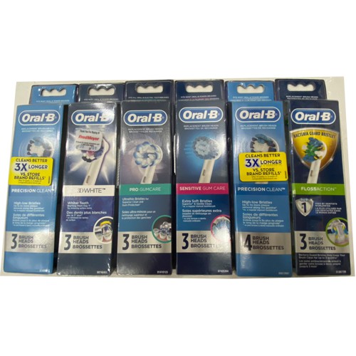 Set 3 đầu bàn chải điện thay thế Oral-B, cho tất cả các dòng bàn chải điện Oral-B