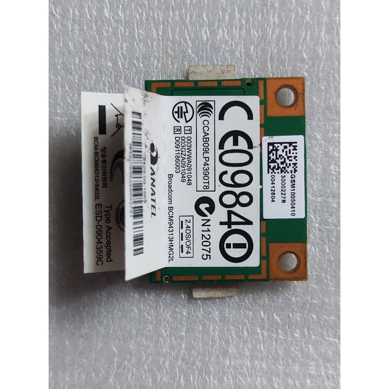 Card wifi Broadcom dành cho laptop tích hợp bluetooth