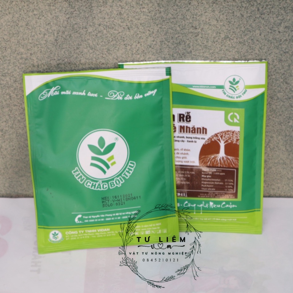 Kích Rễ Đẻ Nhánh gói 25ml - Ra Rễ Cực Nhanh, Bung Trắng Xoá, Cứng Cây, Xanh Lá