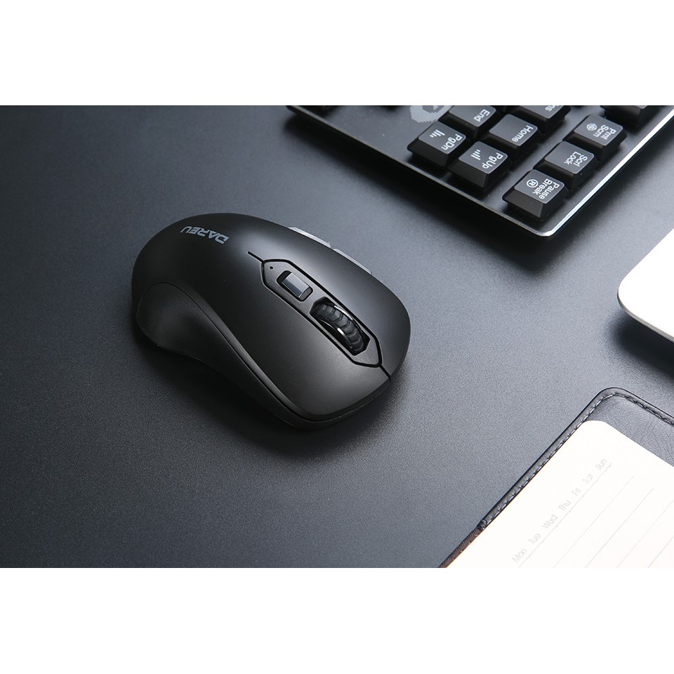 Chuột máy tính không dây DARE-U LM115G Black-Pink