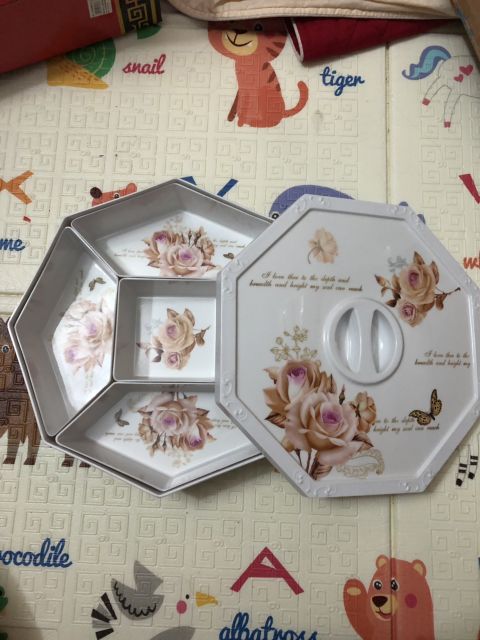 Khay mứt tết nhựa phíp cao cấp